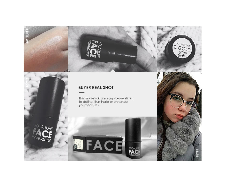 Iluminador bronzeador & contorno corporal - facial bronzer