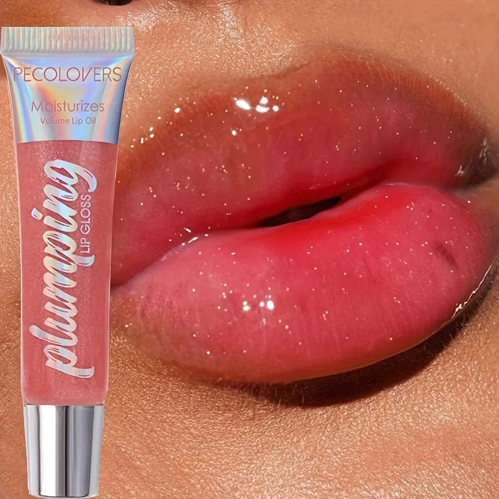 Gloss Labial de Frutas com Glitter & Hidratante