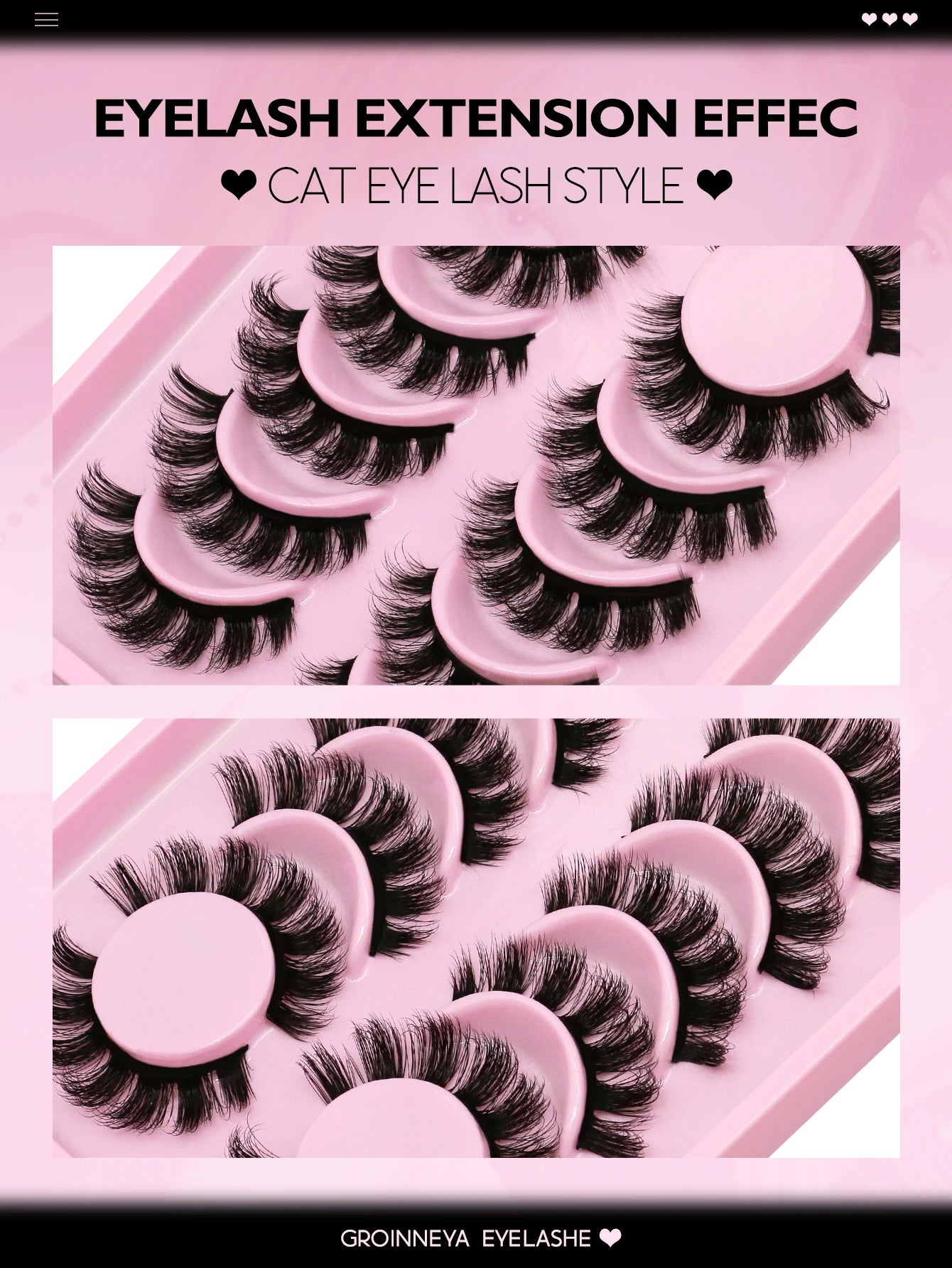 Extensão Cílios Olho de Gato