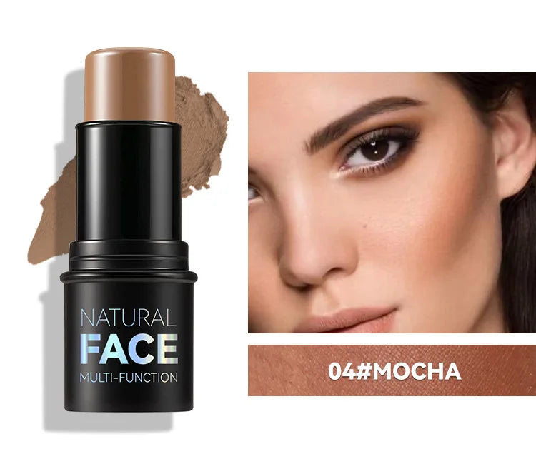 Bastão facial - Creme corretivo, Bronzeador, Iluminador & Blush silkworm