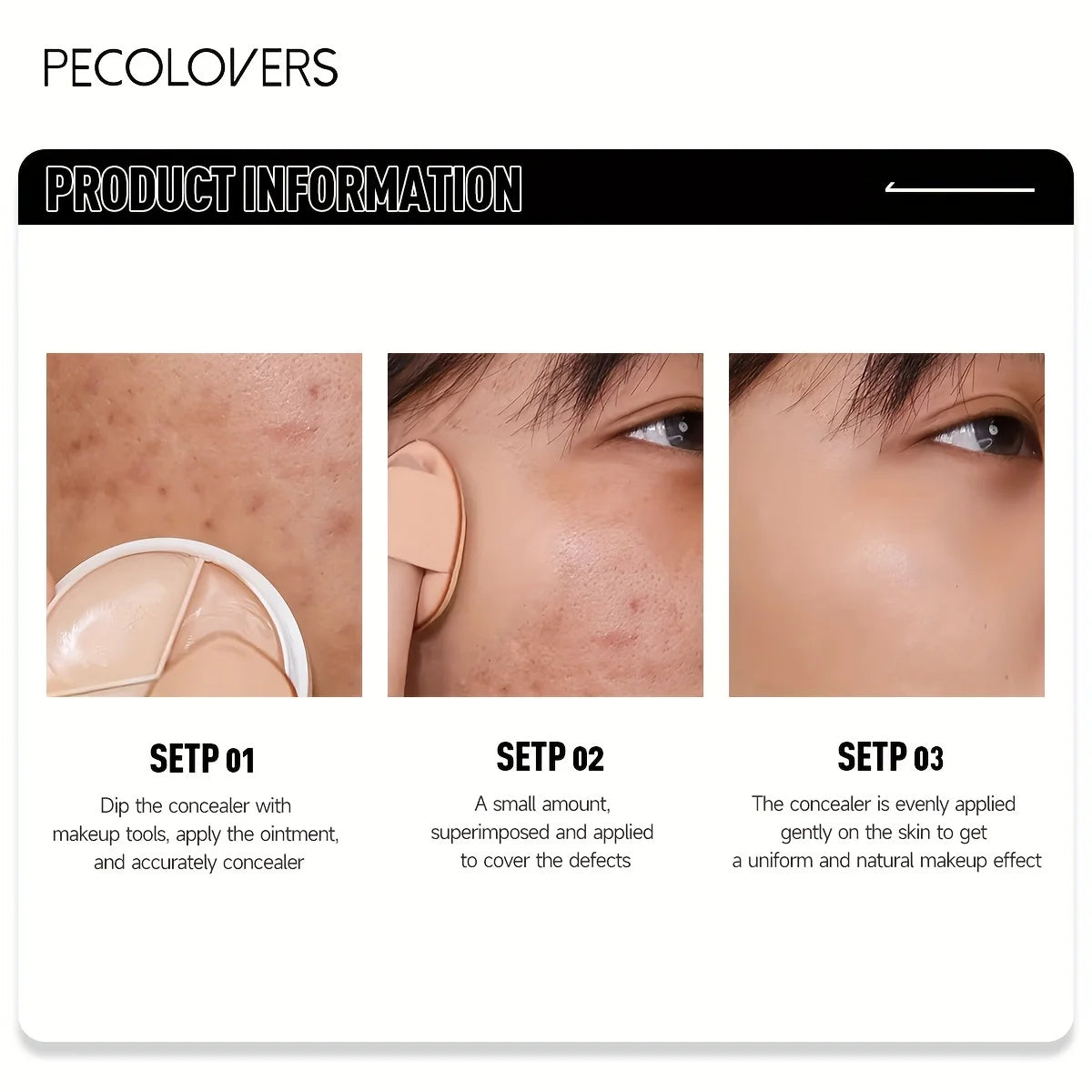 Corretivo hidratante cremoso aprova d'água - cobertura facial total