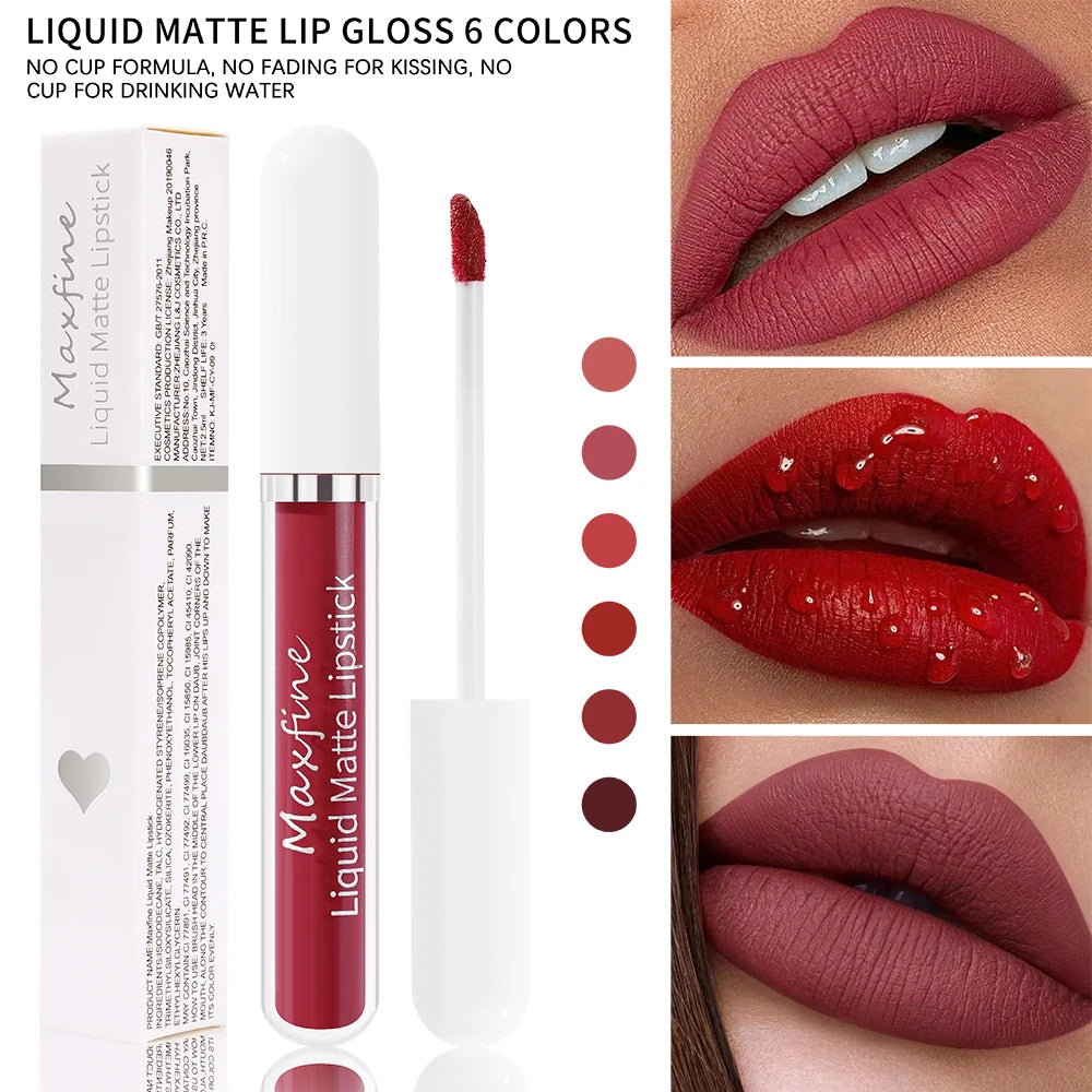 Batom Matte vermelho aveludado e sensual