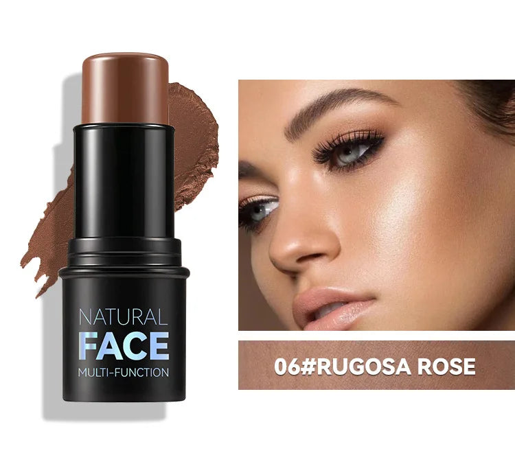 Bastão facial - Creme corretivo, Bronzeador, Iluminador & Blush silkworm
