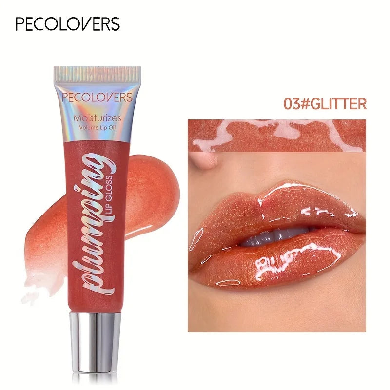 Gloss Labial de Frutas com Glitter & Hidratante