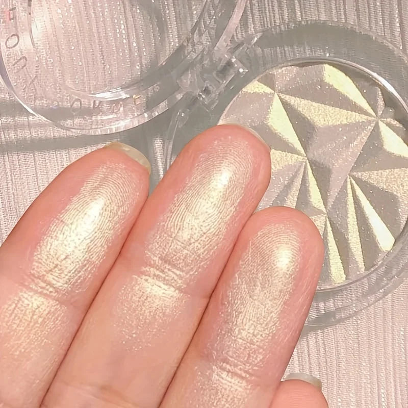 Diamante Iluminador facial glitter em pó ultraconcentrado 2 cores