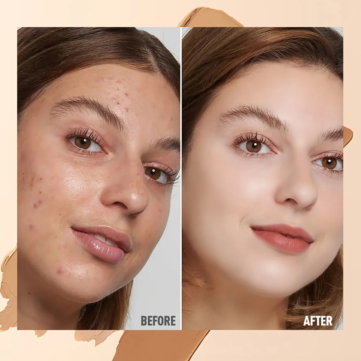 Corretivo hidratante cremoso aprova d'água - cobertura facial total