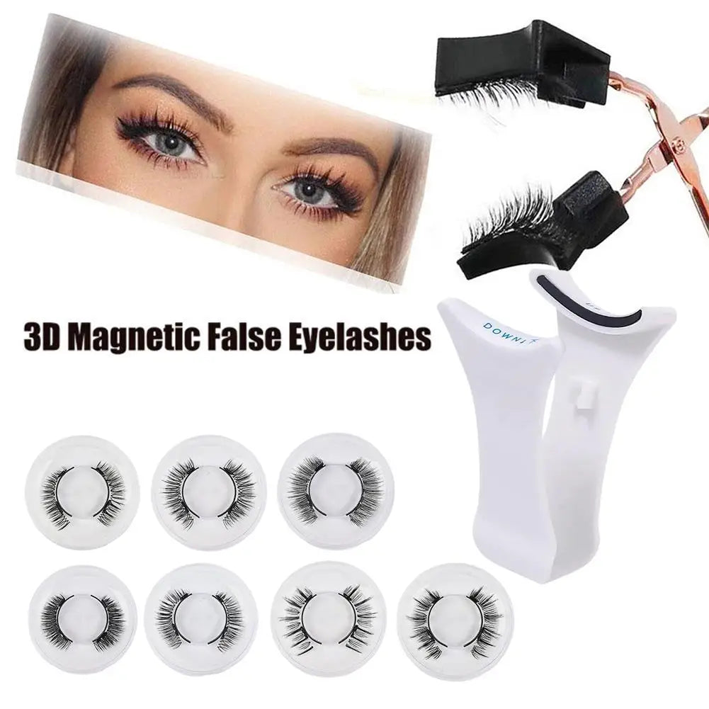 Conjunto de extensão de cílios magnéticos 3D